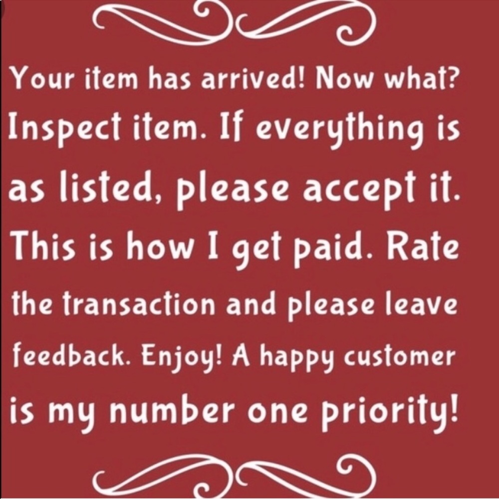 PLEASE ACCEPT UPON ARRIVAL ‼️